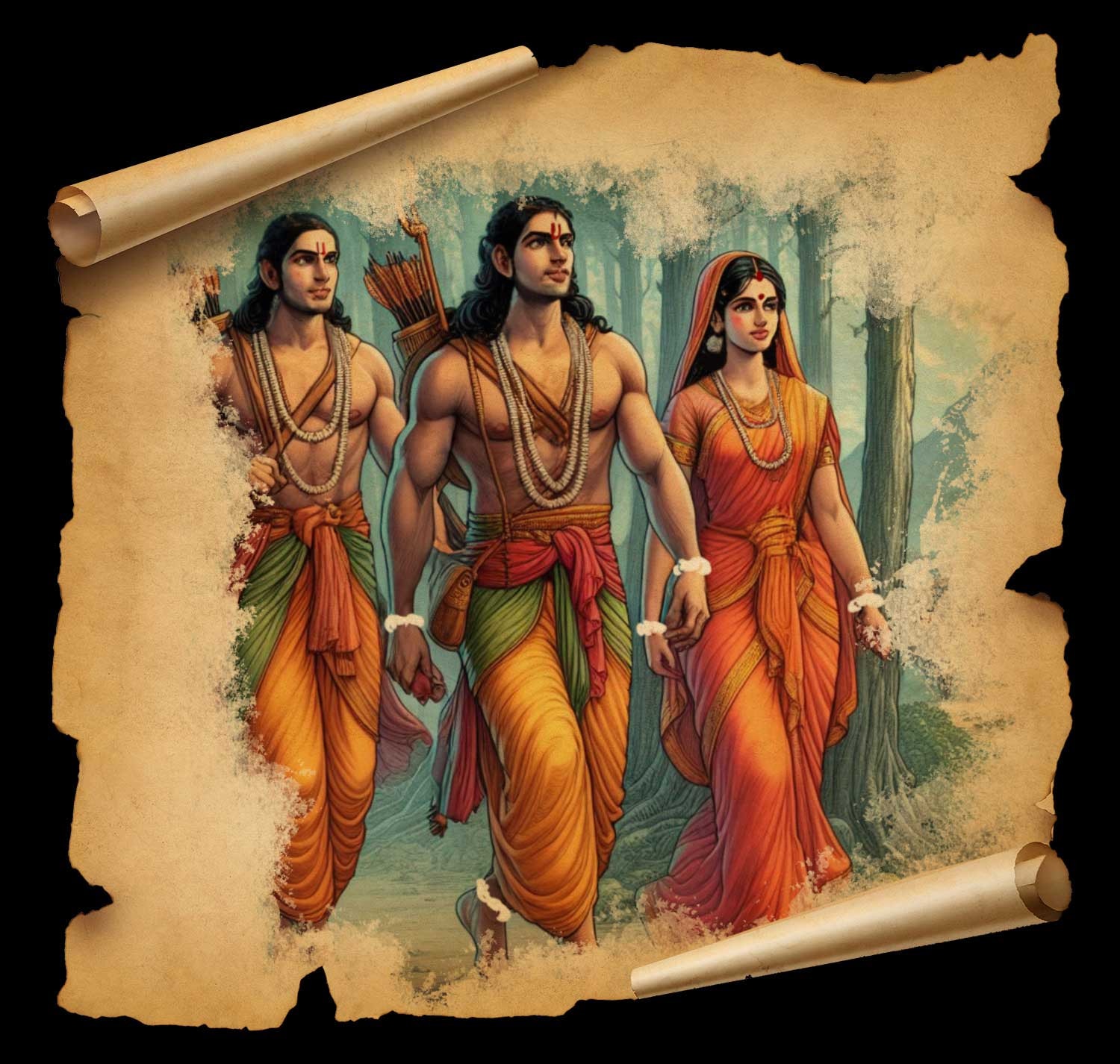 रामचरित मानस खंड-10: तपस्वी सा वेश, कमर में तरकस… वन में श्रीराम, सीताजी और लक्ष्मण का पहला दिन